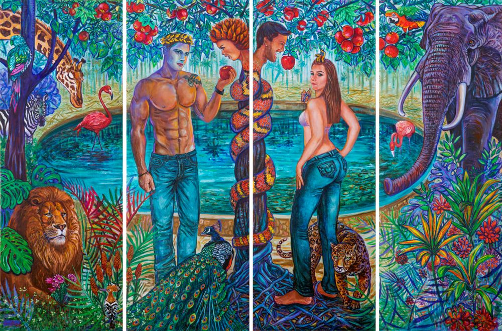 Adam and Eve in Siwa (4 pieces)